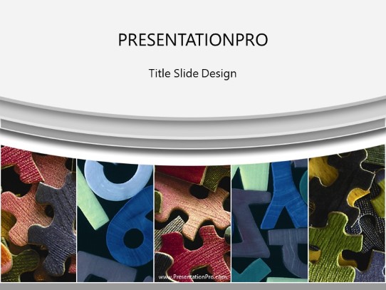 Learning Games PowerPoint Template title slide design