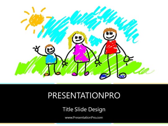 my family PowerPoint Template title slide design