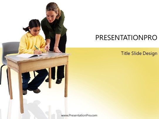 Point It Out PowerPoint Template title slide design