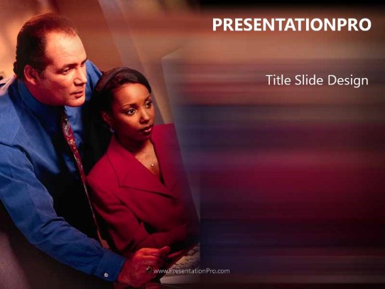 Show Me PowerPoint Template title slide design