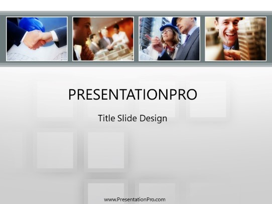 Engineers 03 PowerPoint Template title slide design