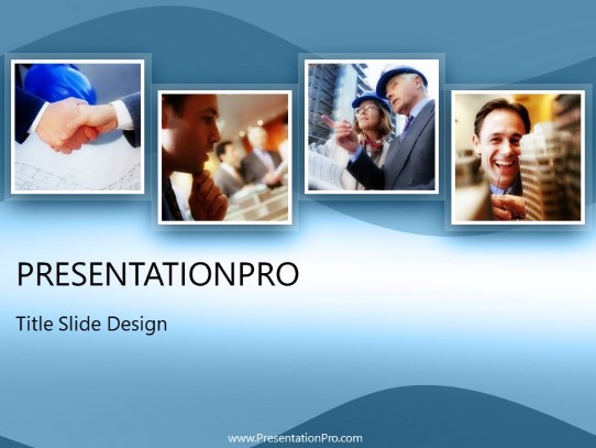 Engineers 05 PowerPoint Template title slide design