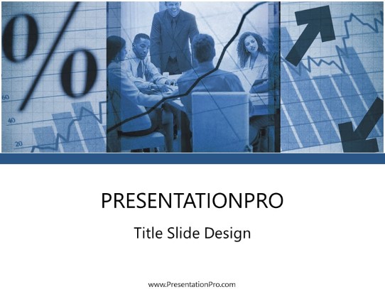 Financial01 PowerPoint Template title slide design