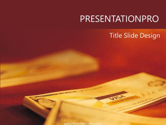 Tchecks PowerPoint Template title slide design