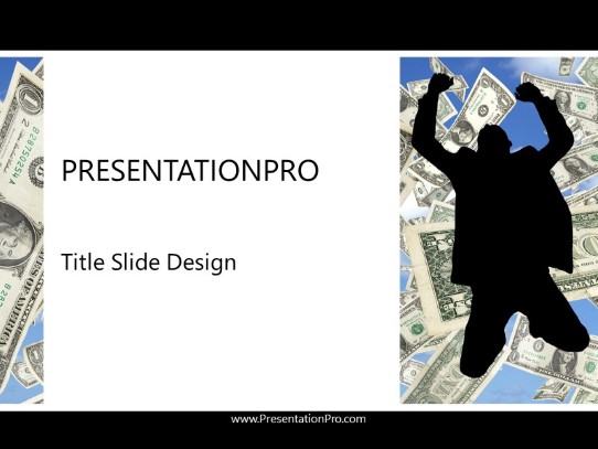 Wealth PowerPoint Template title slide design
