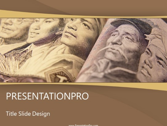 Yuan 01 PowerPoint Template title slide design