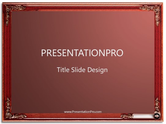 Frame02 PowerPoint Template title slide design