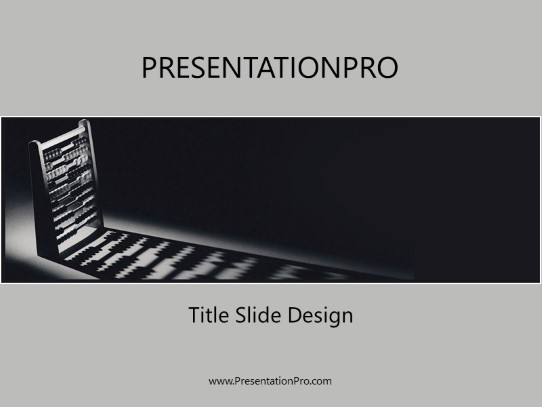 Min02 PowerPoint Template title slide design