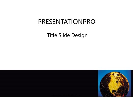 Global05 PowerPoint Template title slide design