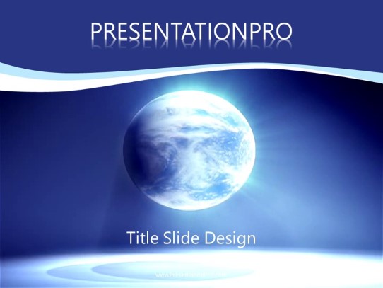Global 0025 PowerPoint Template title slide design