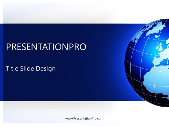 Global By Design PowerPoint Template title slide design