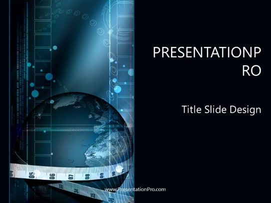 Global Design2 PowerPoint Template title slide design