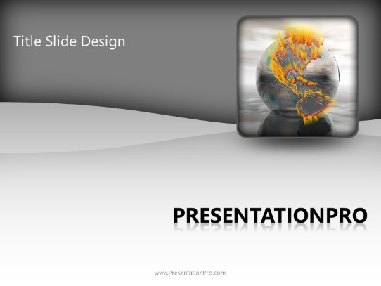 Global Highlights PowerPoint Template title slide design