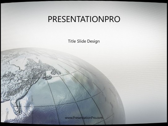 Globalish PowerPoint Template title slide design