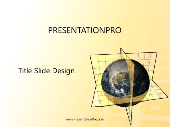 Outer Orbit PowerPoint Template title slide design