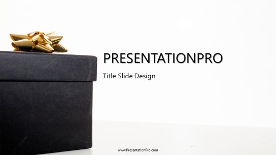 Big Box Widescreen PowerPoint Template title slide design
