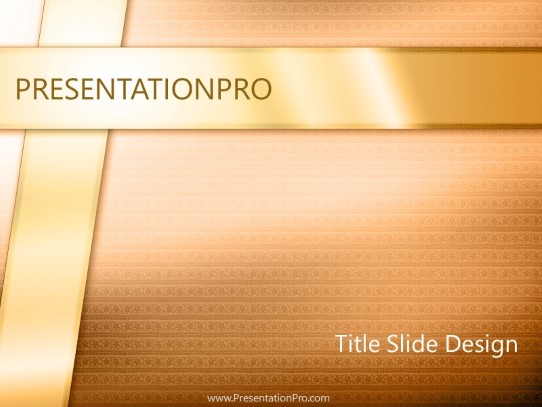 Package Orange PowerPoint Template title slide design