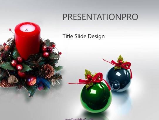 Reef And Bulbz PowerPoint Template title slide design