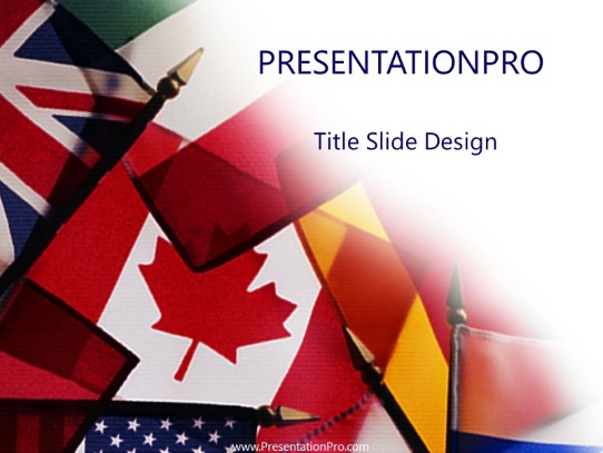 G7 PowerPoint Template title slide design