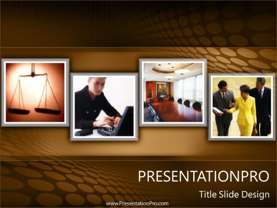 Legal Commercial 07 PowerPoint Template title slide design