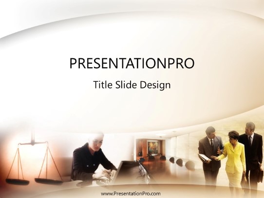 Legal Commercial 10 PowerPoint Template title slide design