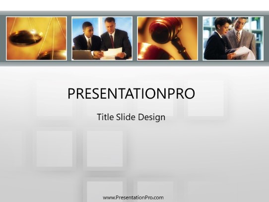 Legal Litigation 03 PowerPoint Template title slide design