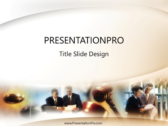 Legal Litigation 10 PowerPoint Template title slide design