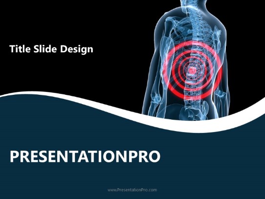 Back Safety PowerPoint Template title slide design