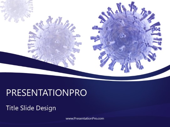 H1n1 Swine Flu PowerPoint Template title slide design