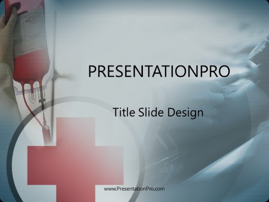 Iv PowerPoint Template title slide design
