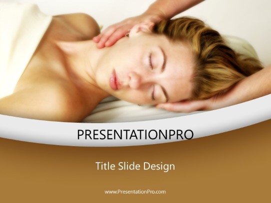 Massage Therapy Powerpoint Template Background In Medical Healthcare Powerpoint Ppt Slide