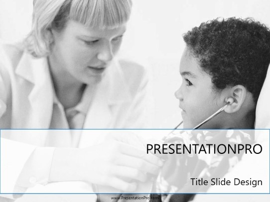 Medical17 PowerPoint Template title slide design