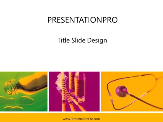 Min13 PowerPoint Template title slide design