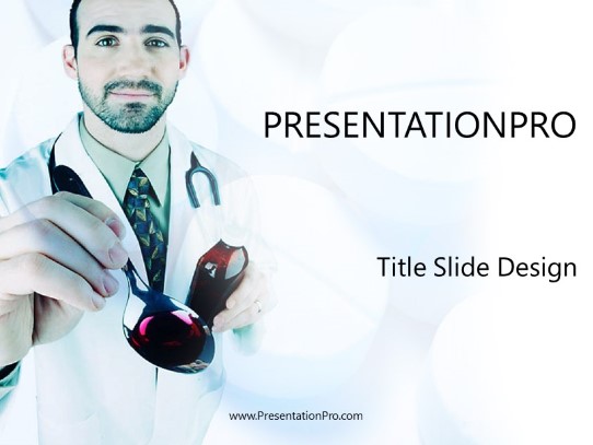 Open Up PowerPoint Template title slide design