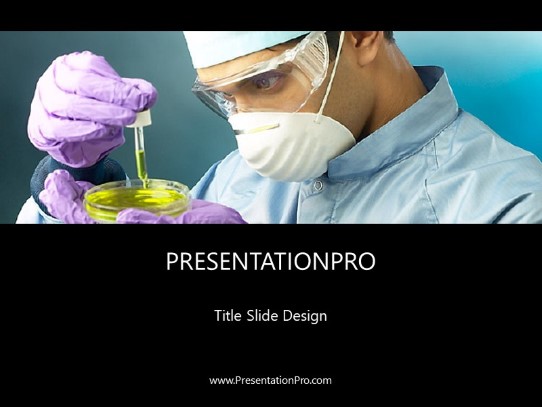 Testing PowerPoint Template title slide design