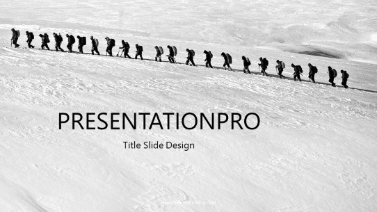 Expedition Widescreen PowerPoint Template title slide design