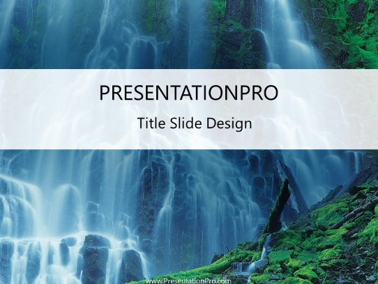 Nature10 PowerPoint Template title slide design