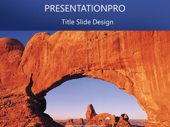 Nature15 PowerPoint Template title slide design