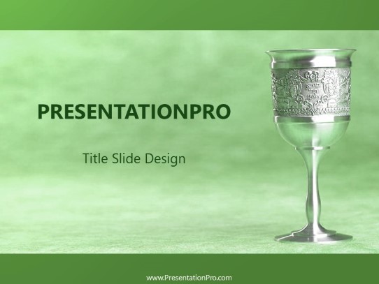 Gobletg PowerPoint Template title slide design