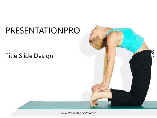 Yoga01 PowerPoint Template title slide design