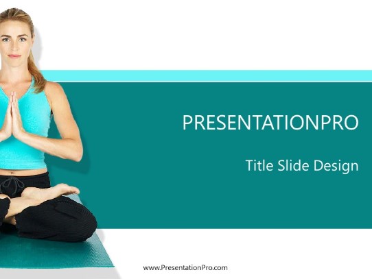 Yoga02 PowerPoint Template title slide design