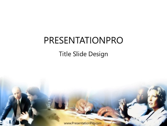 Consulting 11 PowerPoint Template title slide design