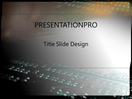 Colrconnect PowerPoint Template title slide design