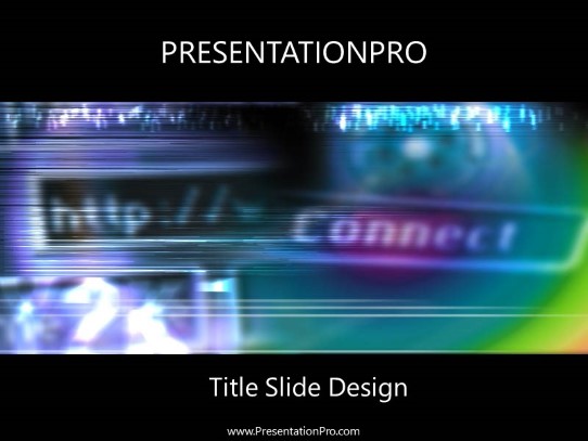Netplanet PowerPoint Template title slide design