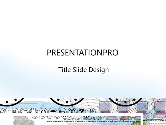 Online04 PowerPoint Template title slide design