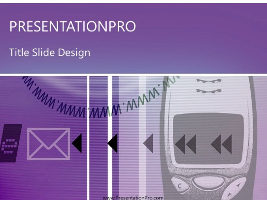 Online04 Purple PowerPoint Template title slide design