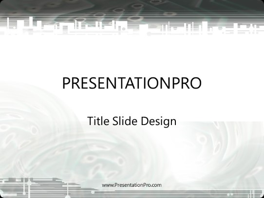 Techcity PowerPoint Template title slide design