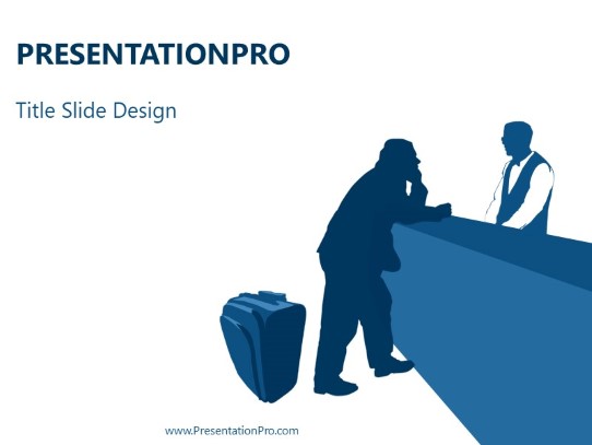 Concierge PowerPoint Template title slide design