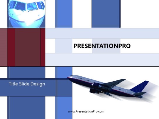 Air PowerPoint Template title slide design