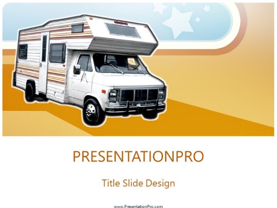 Road Rules PowerPoint Template title slide design
